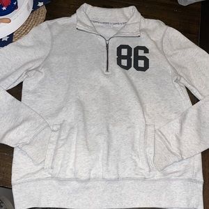 VS Pink half zip sweatshirt